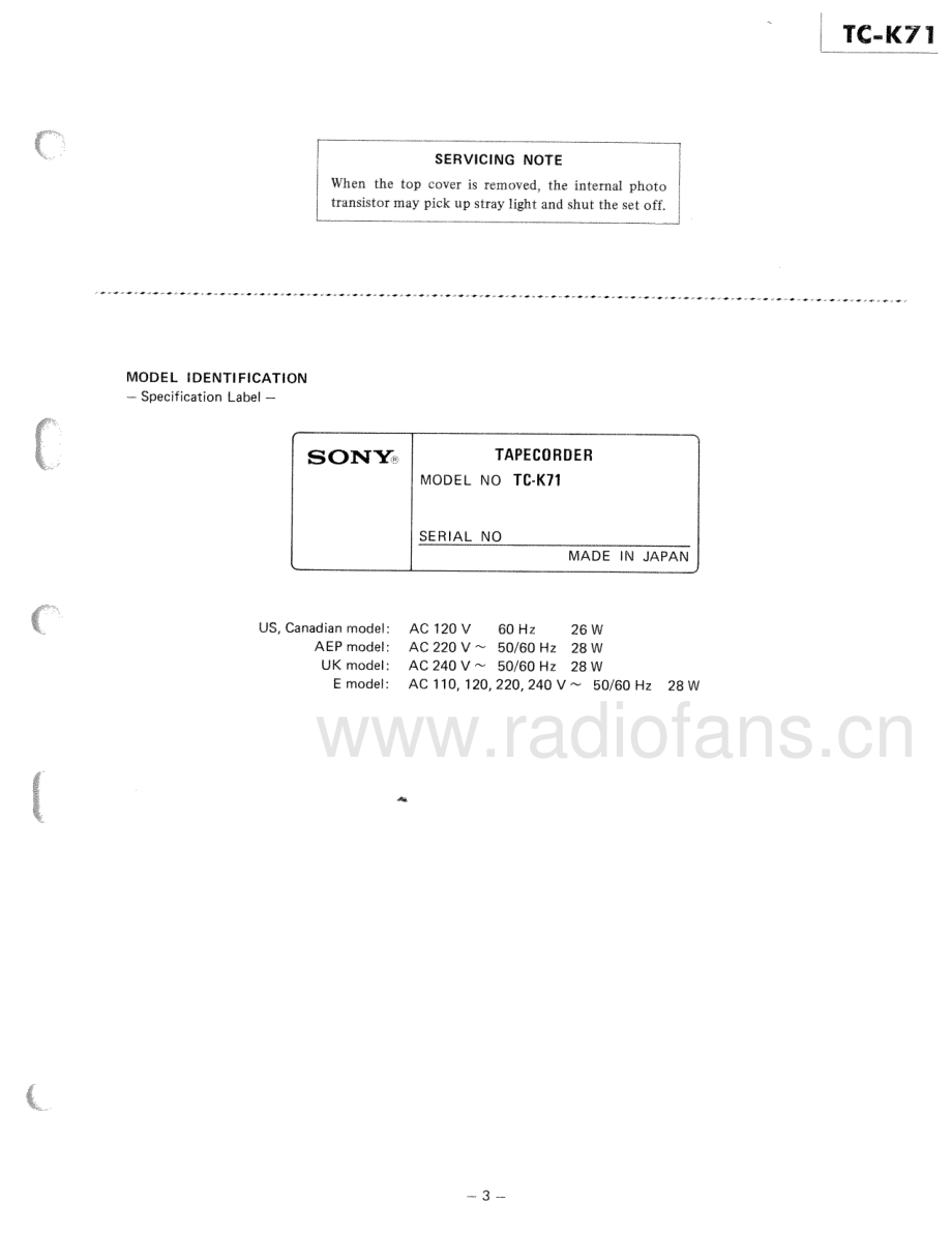 Sony-TCK71-tape-sm 维修电路原理图.pdf_第3页