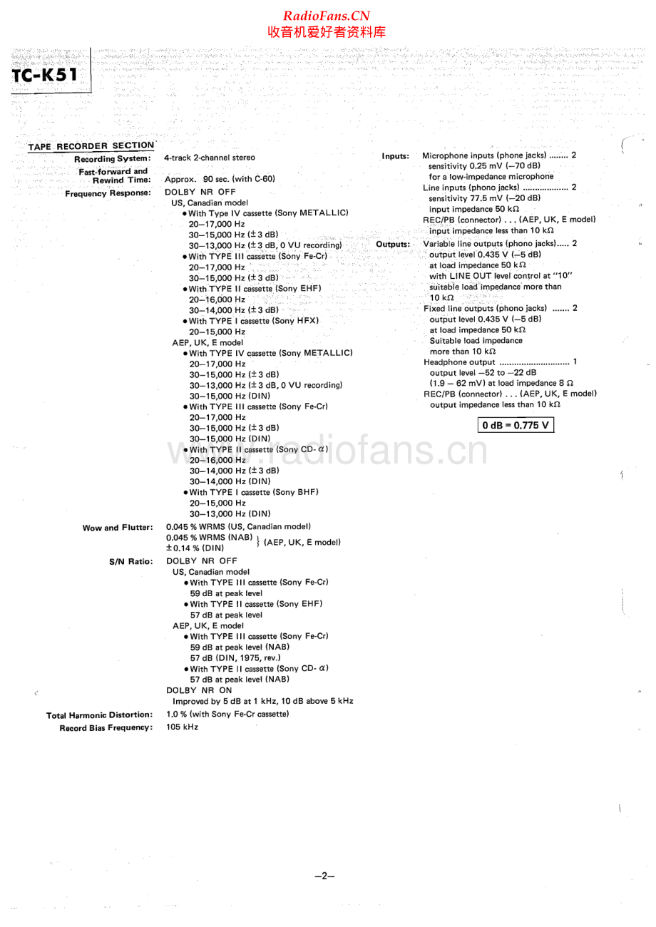 Sony-TCK51-tape-sm 维修电路原理图.pdf_第2页