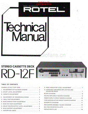 Rotel-RD12F-tape-sm 维修电路原理图.pdf