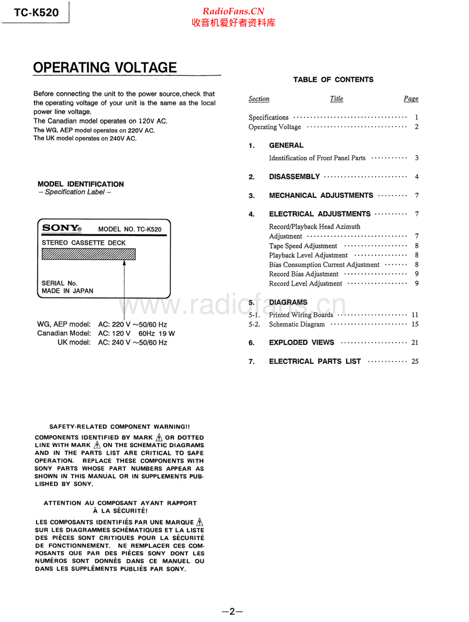 Sony-TCK520-tape-sm 维修电路原理图.pdf_第2页