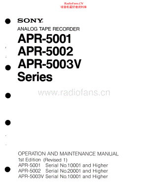 Sony-APR5003V-tape-sm1 维修电路原理图.pdf