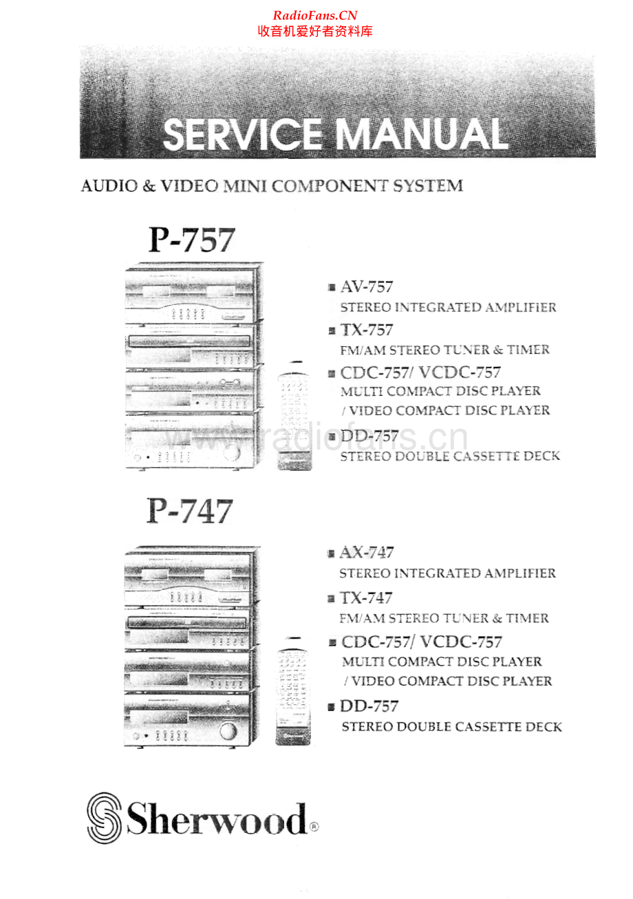 Sherwood-DD757-tape-sm 维修电路原理图.pdf_第1页