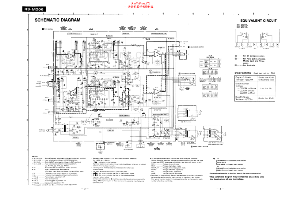 Technics-RSM206-tape-sm 维修电路原理图.pdf_第2页