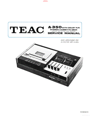 Teac-A330-tape-sm 维修电路原理图.pdf