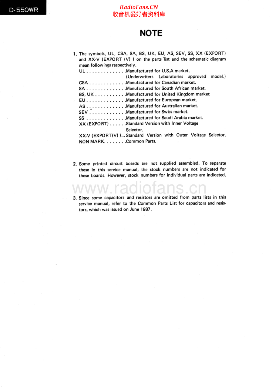 Sansui-D550WR-tape-sm 维修电路原理图.pdf_第2页