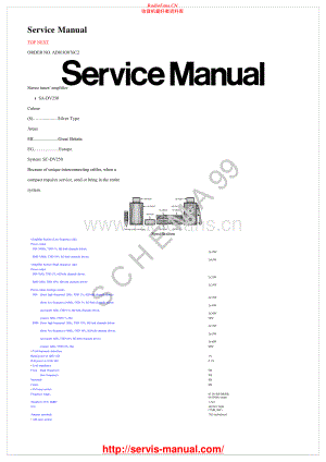 Technics-SADV250-cs-sm 维修电路原理图.pdf