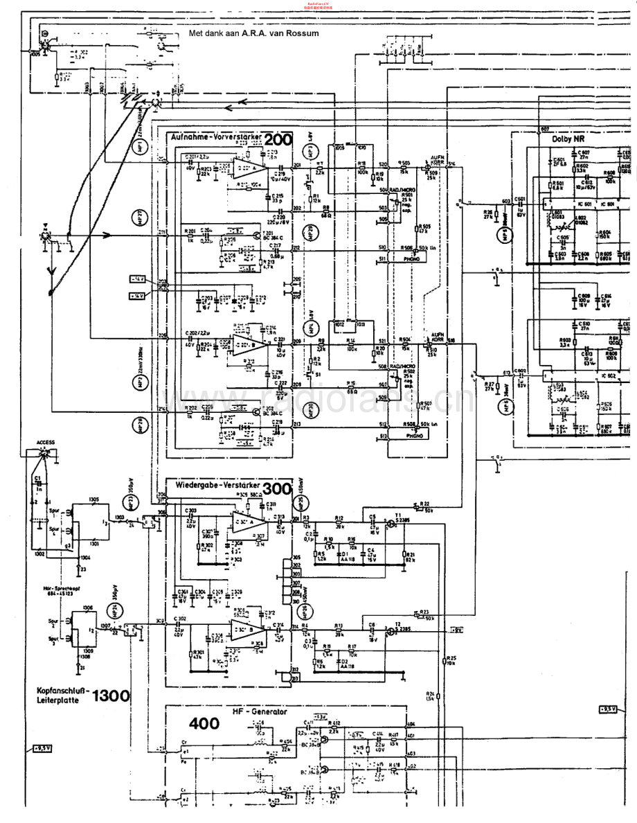 Uher-CG360Stereo-tape-sm 维修电路原理图.pdf_第1页