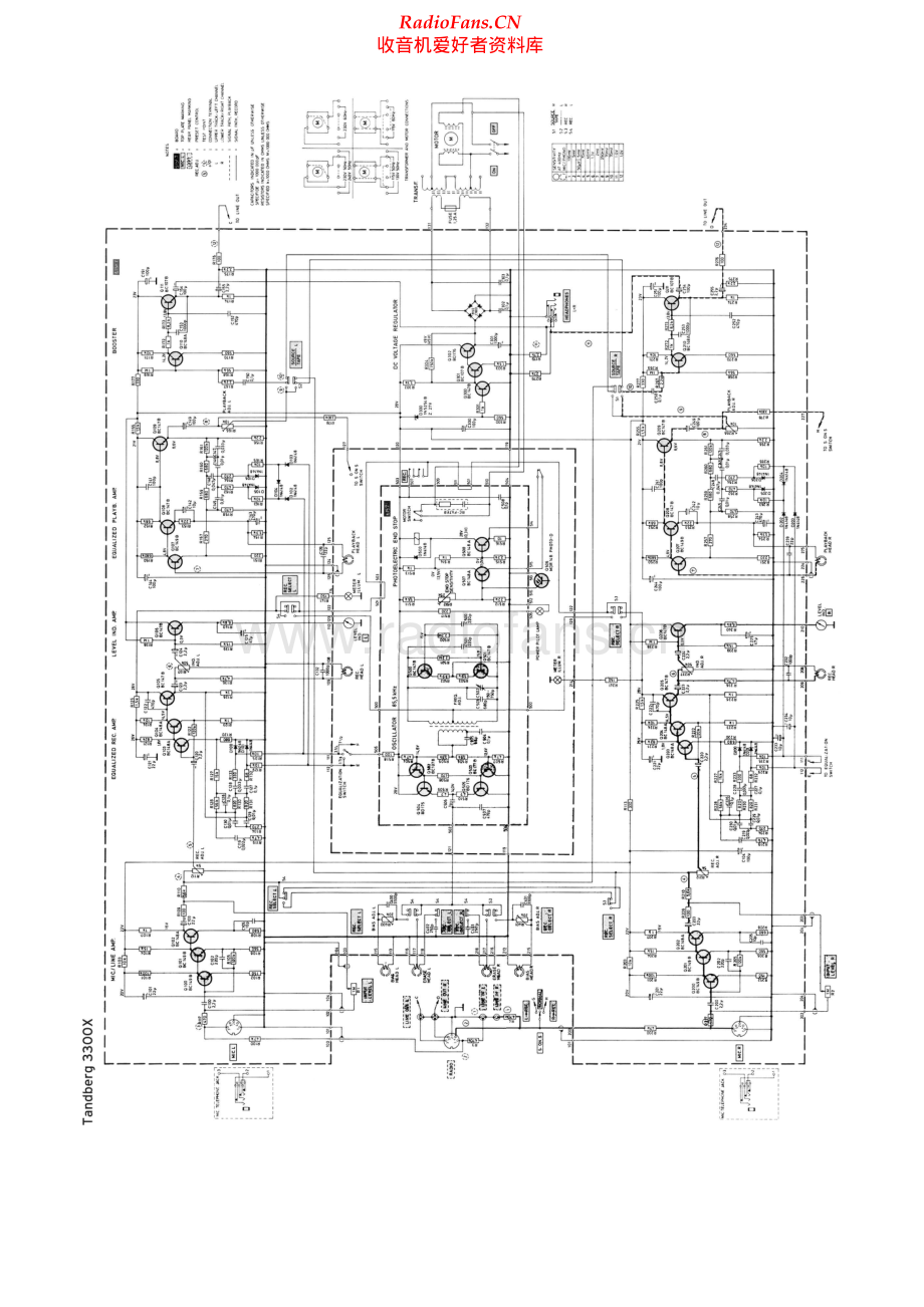 Tandberg-3300X-tape-sch1 维修电路原理图.pdf_第1页