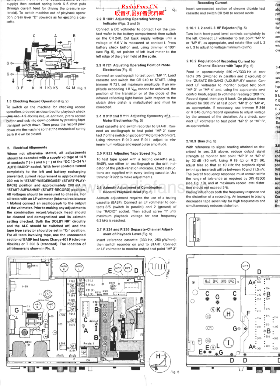 Uher-CR240AV-tape-sm 维修电路原理图.pdf_第2页