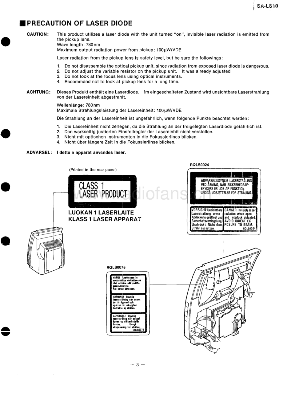 Technics-SALS10-cs-sm 维修电路原理图.pdf_第3页