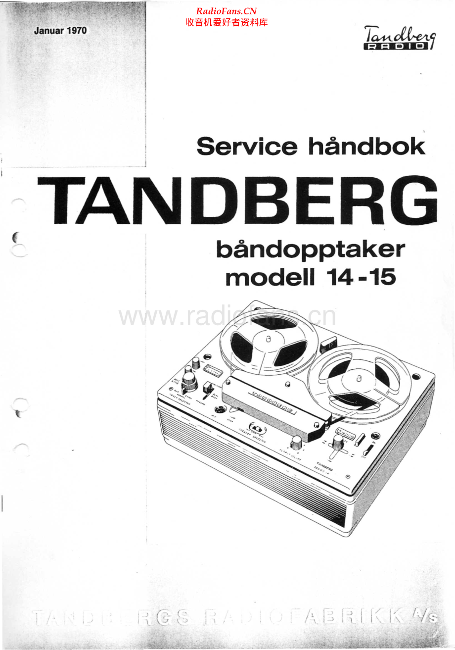 Tandberg-Model15-tape-sm 维修电路原理图.pdf_第1页