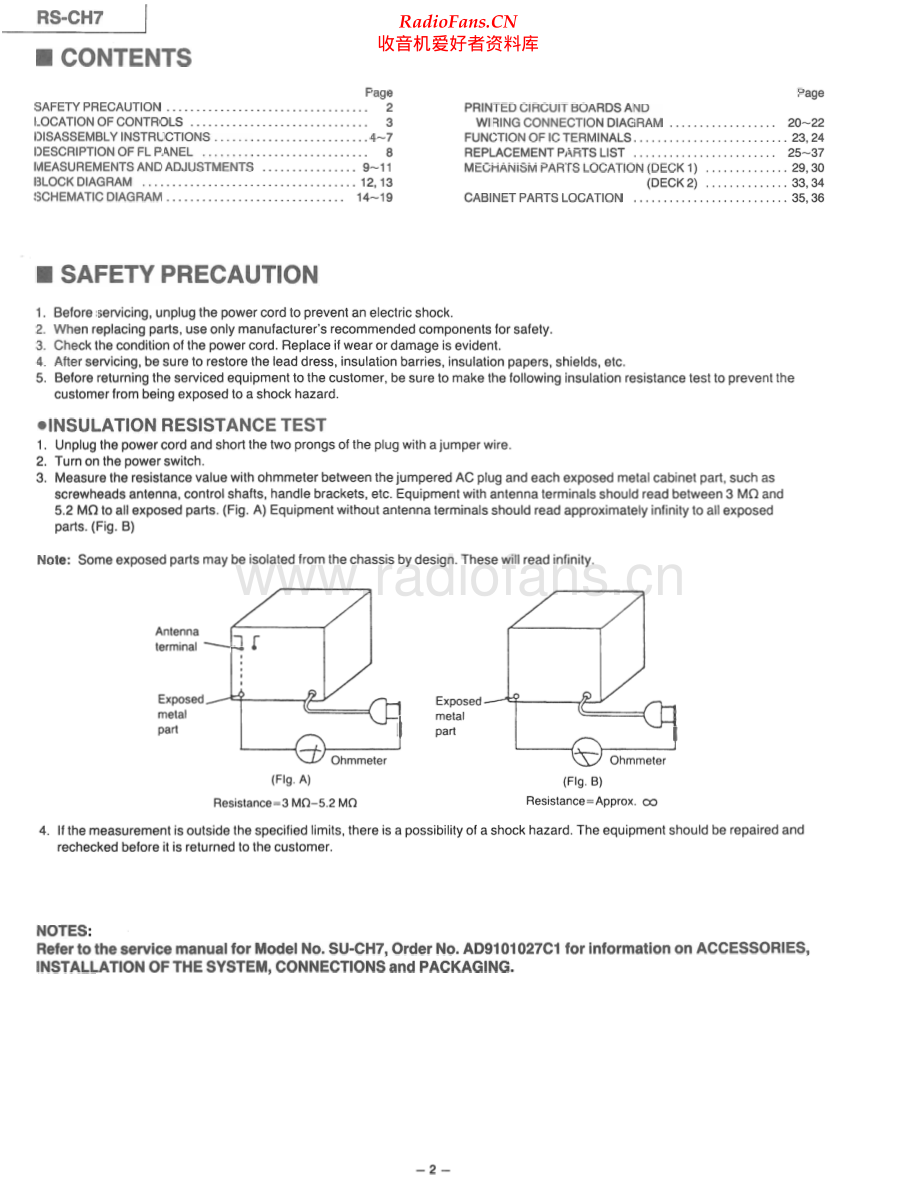 Technics-RSCH7-tape-sm 维修电路原理图.pdf_第2页