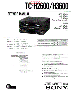 Sony-TCH2600-tape-sm 维修电路原理图.pdf