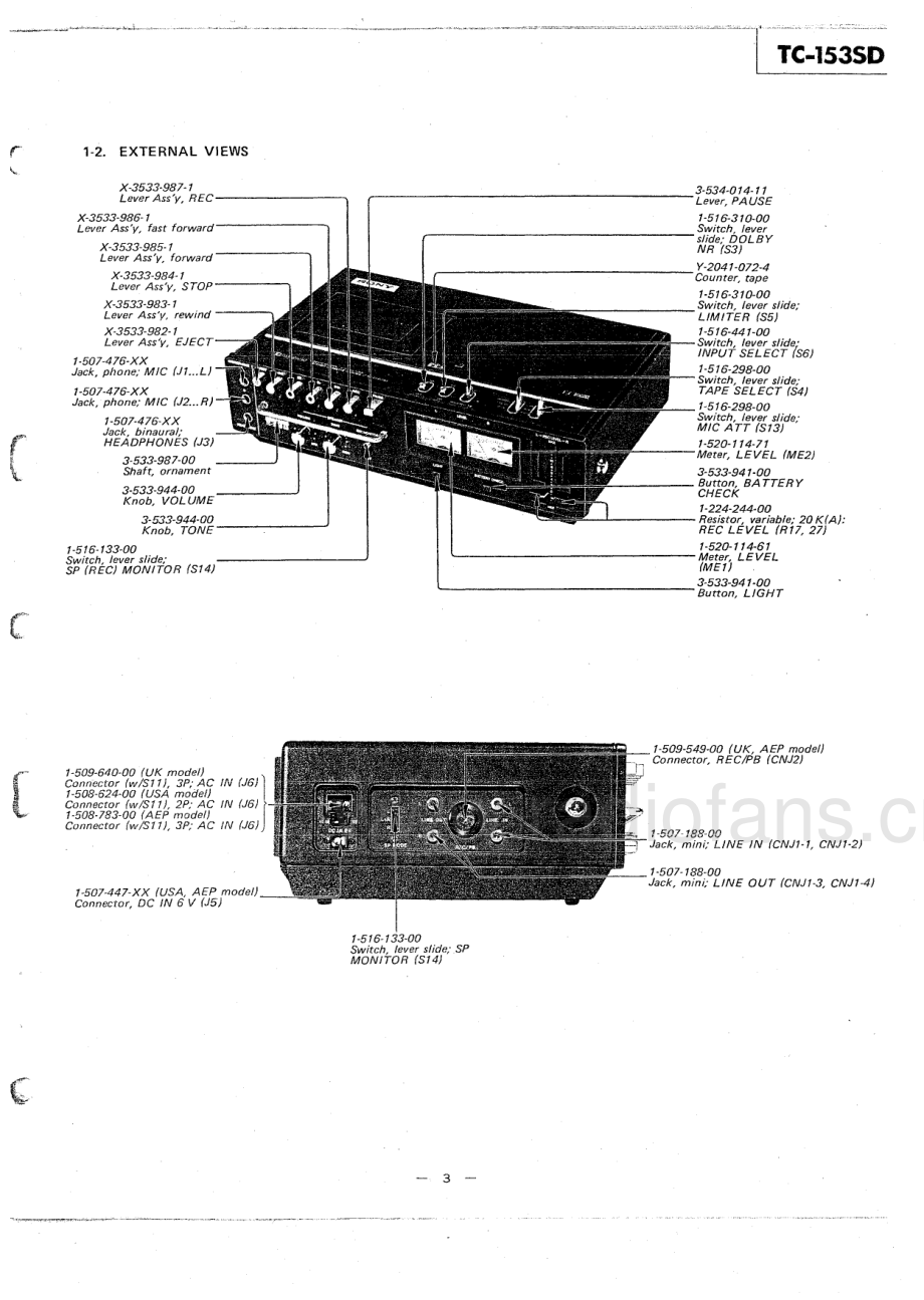 Sony-TC153SD-tape-sm 维修电路原理图.pdf_第3页