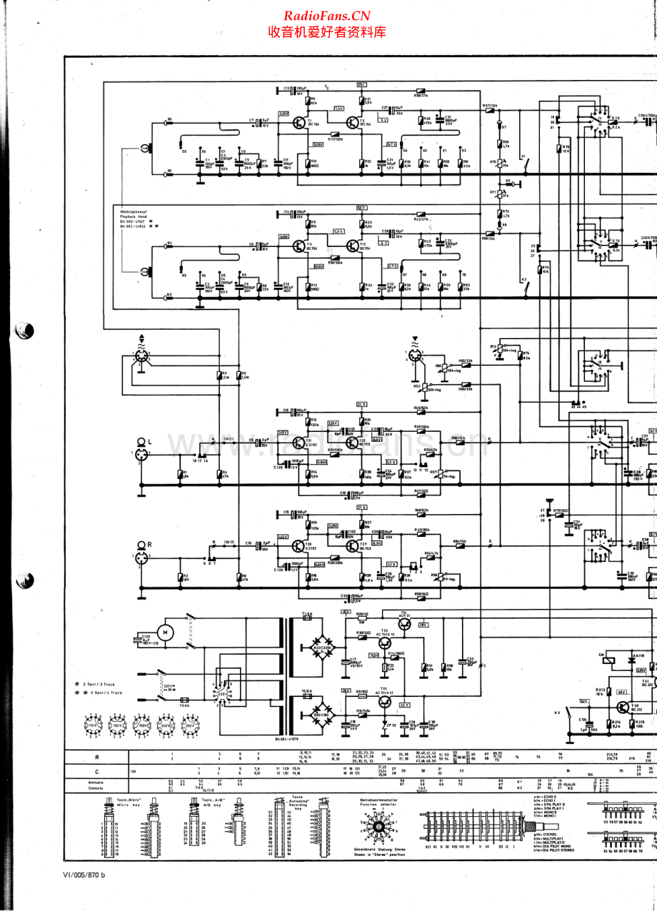 Uher-RoyalDeLuxe-tape-sch1 维修电路原理图.pdf_第1页