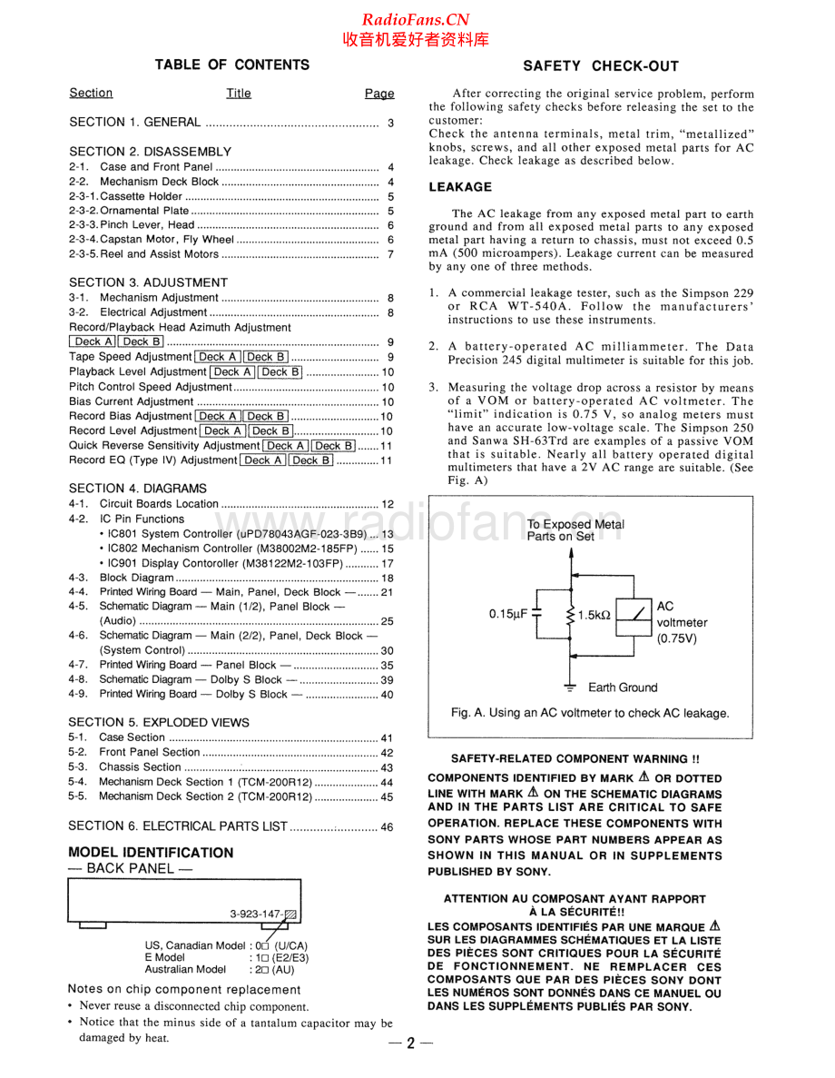 Sony-TCWA9ES-tape-sm 维修电路原理图.pdf_第2页