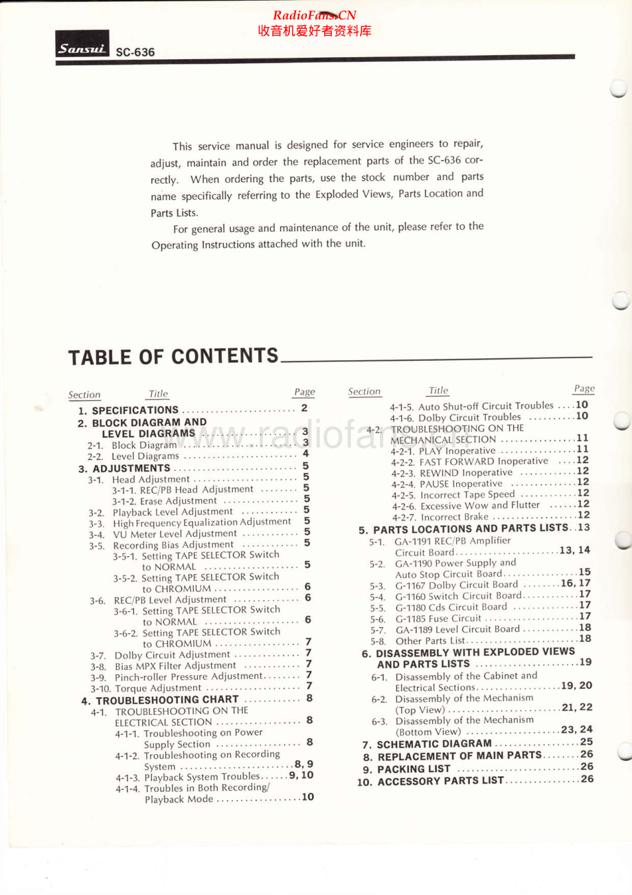 Sansui-SC636-tape-sm 维修电路原理图.pdf_第2页