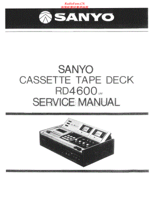 Sanyo-RD4600-tape-sm 维修电路原理图.pdf