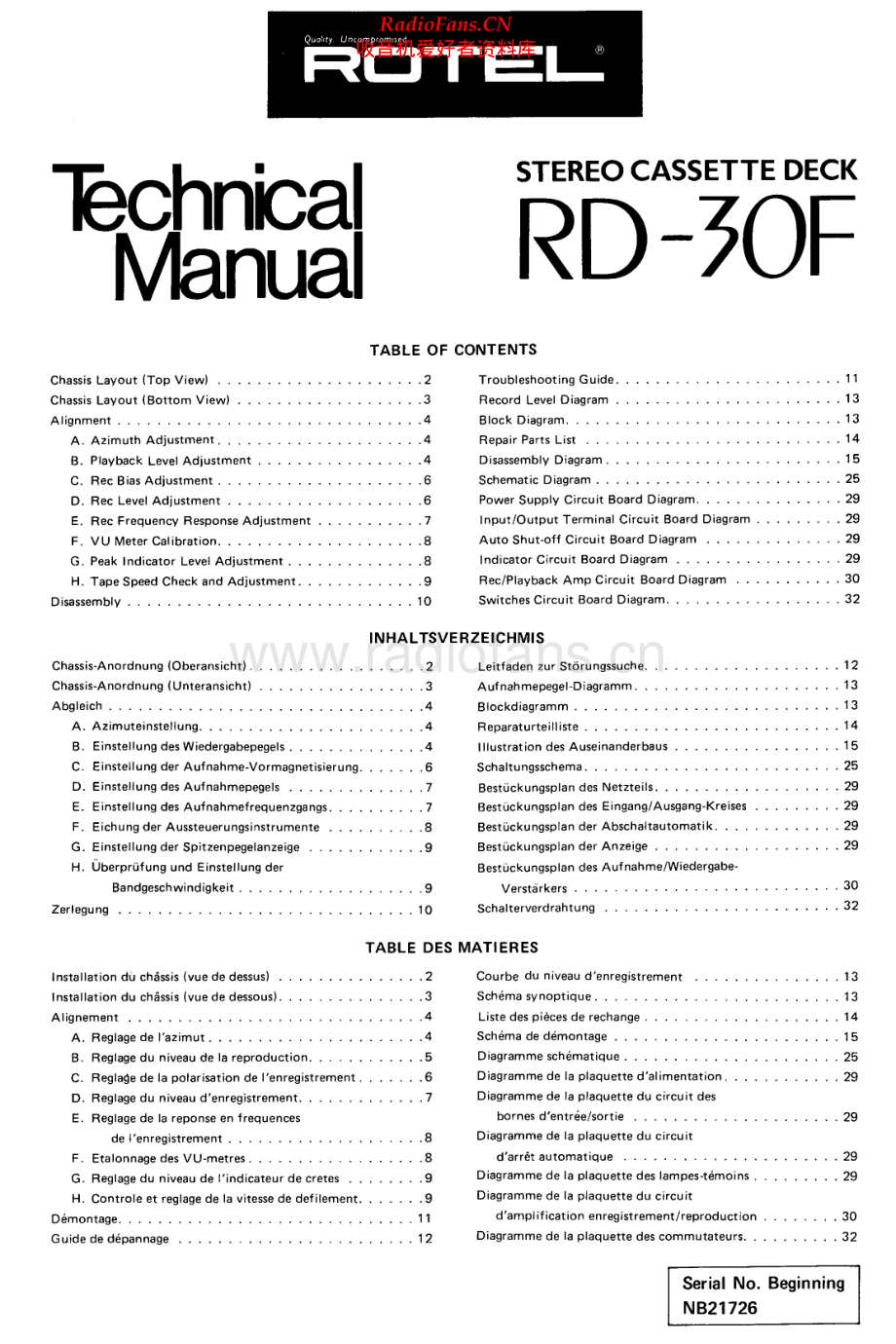 Rotel-RD30F-tape-sm 维修电路原理图.pdf_第1页