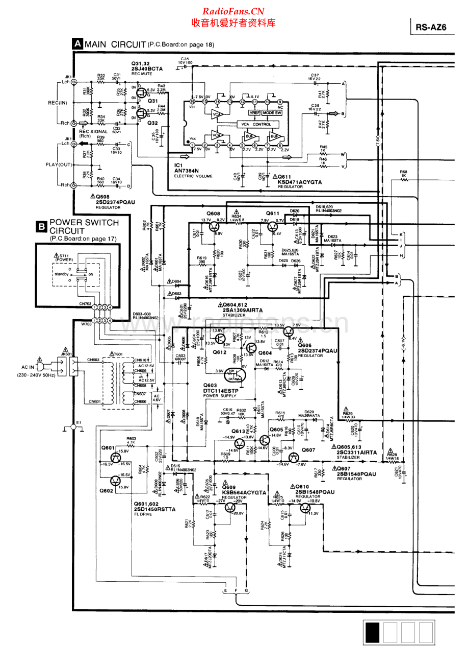 Technics-AZ6-tape-sch 维修电路原理图.pdf_第1页