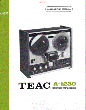 Teac-A1230-tape-sch 维修电路原理图.pdf