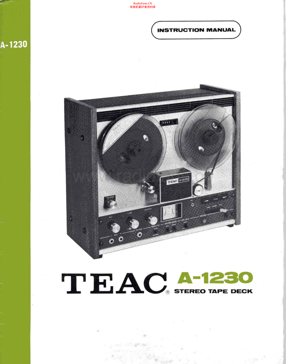 Teac-A1230-tape-sch 维修电路原理图.pdf_第1页