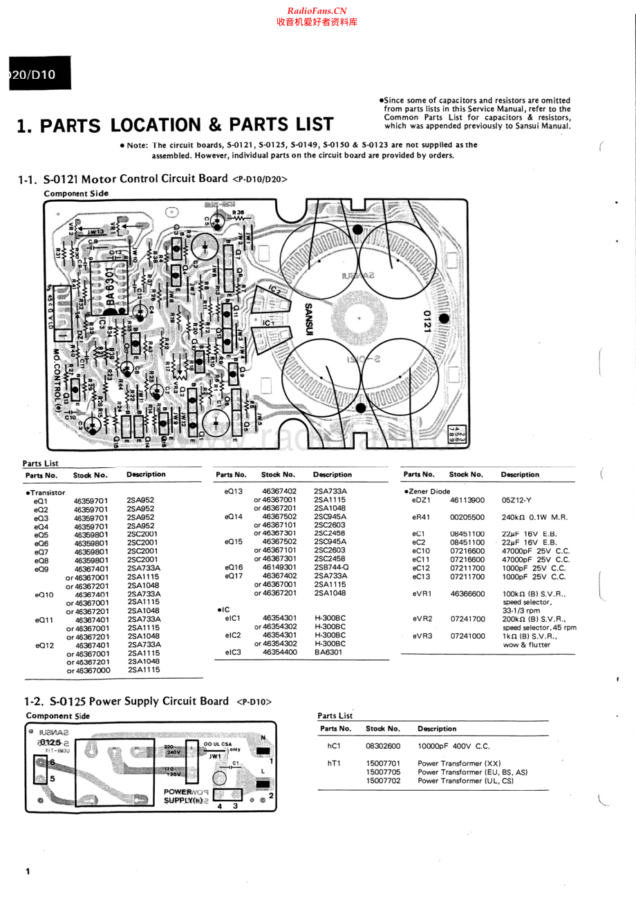 Sansui-PD10-tt-sm 维修电路原理图.pdf_第2页