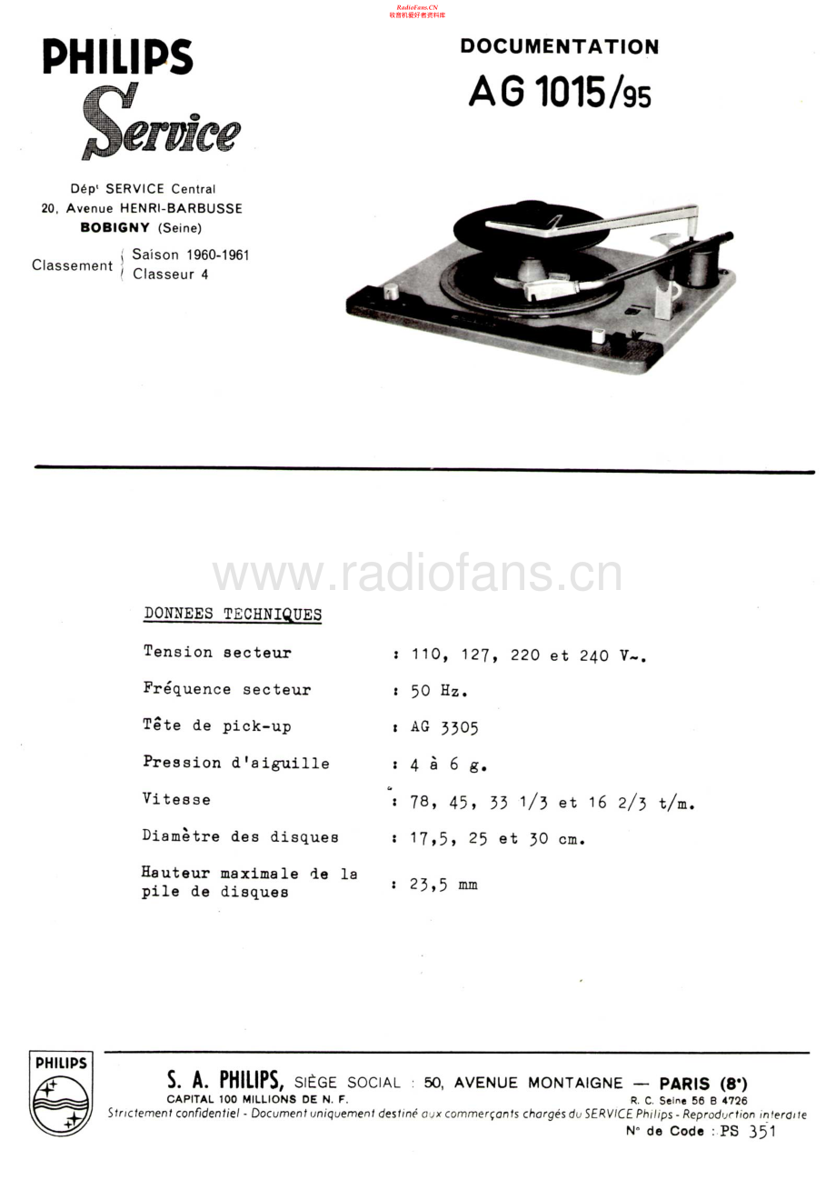 Philips-AG1015-tt-sm 维修电路原理图.pdf_第1页