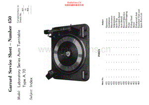 Garrard-A70-tt-sm维修电路原理图.pdf