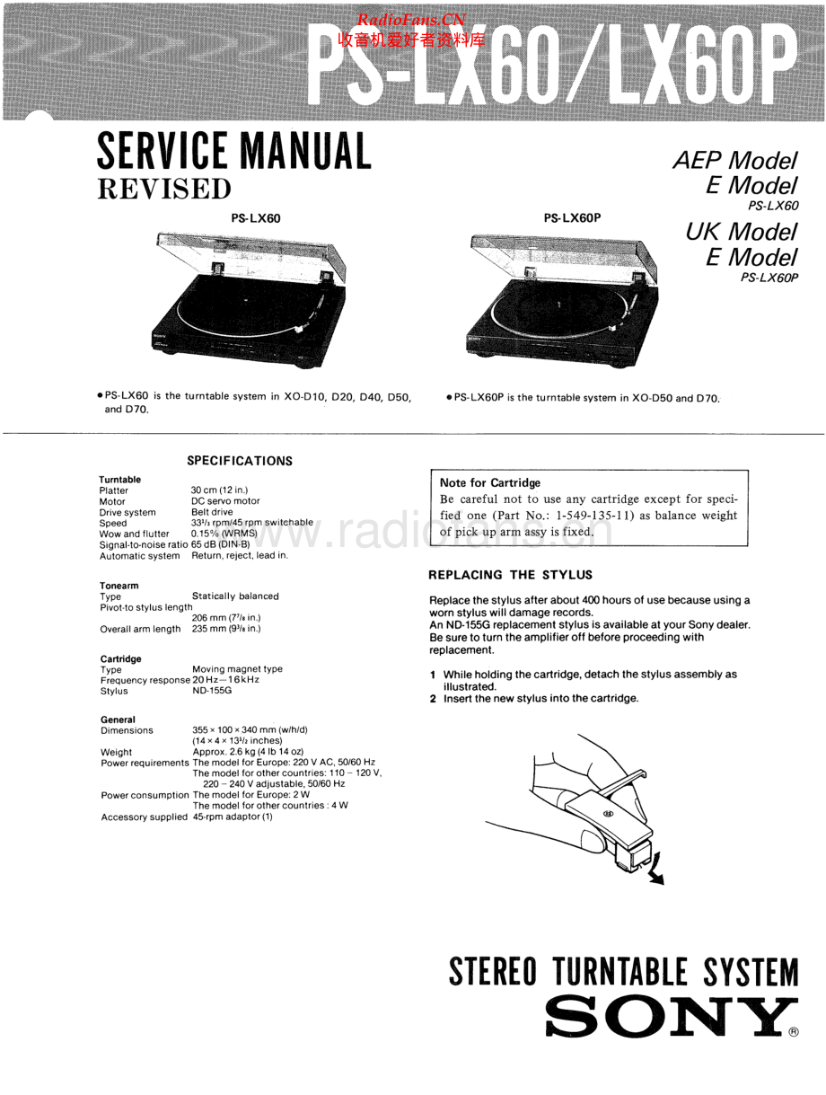 Sony-PSLX60-tt-sm 维修电路原理图.pdf_第1页