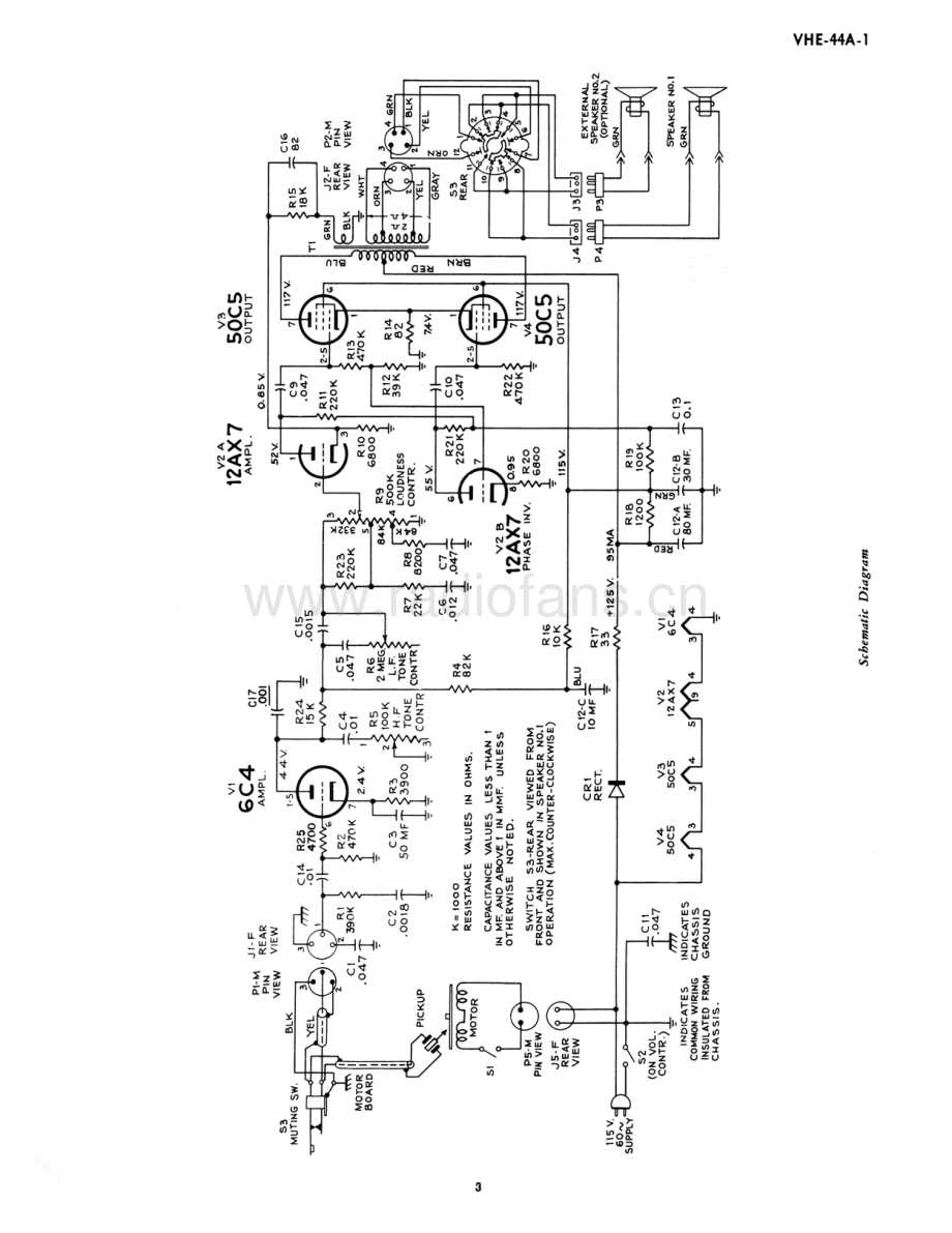 RCA-VHE44A_1-tt-sm 维修电路原理图.pdf_第3页