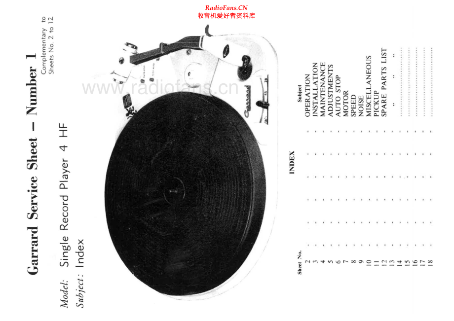 Garrard-4HF-tt-sm维修电路原理图.pdf_第1页