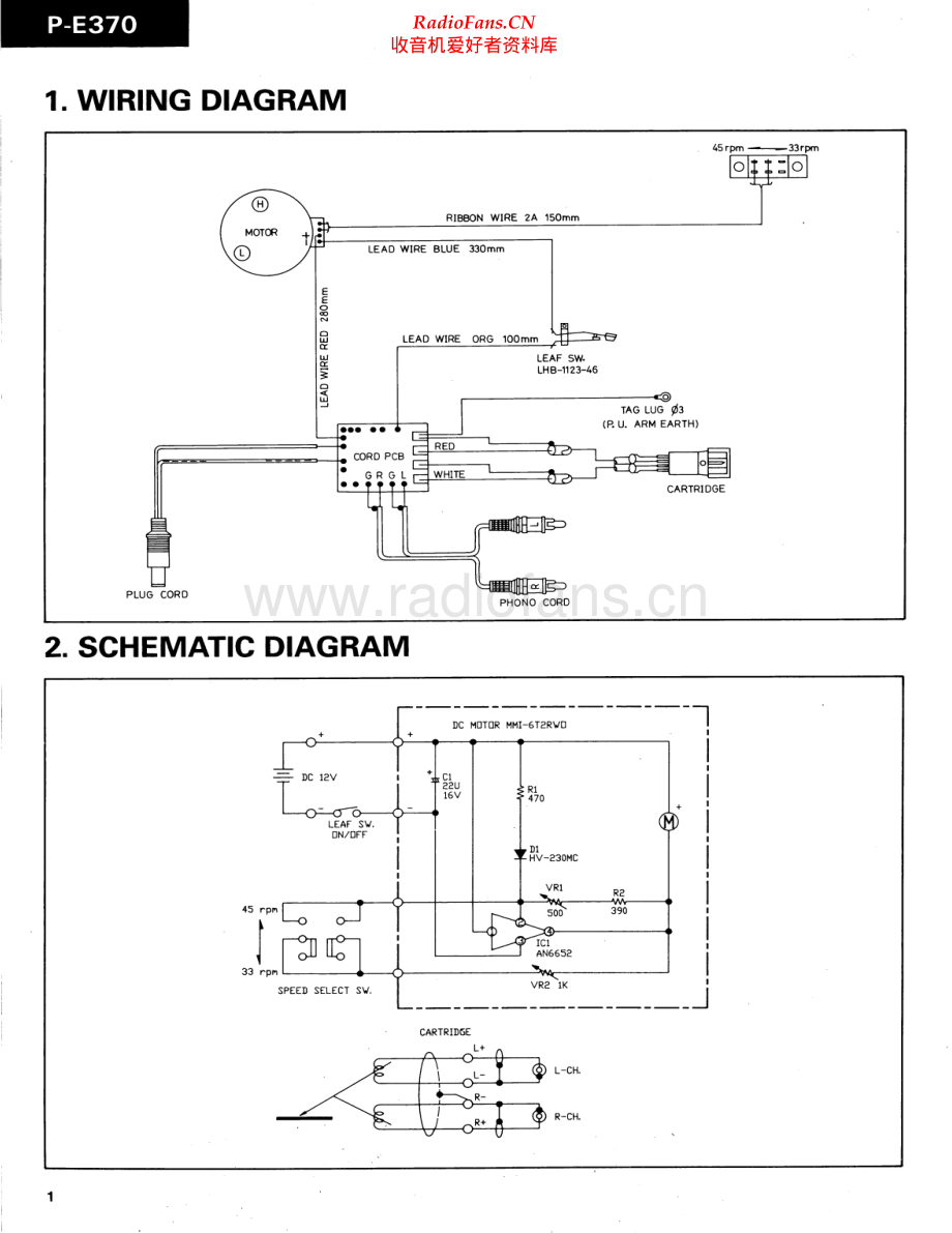 Sansui-PE370-tt-sm 维修电路原理图.pdf_第2页