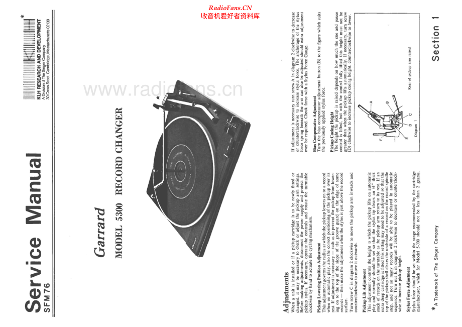 Garrard-5300-tt-sm维修电路原理图.pdf_第1页