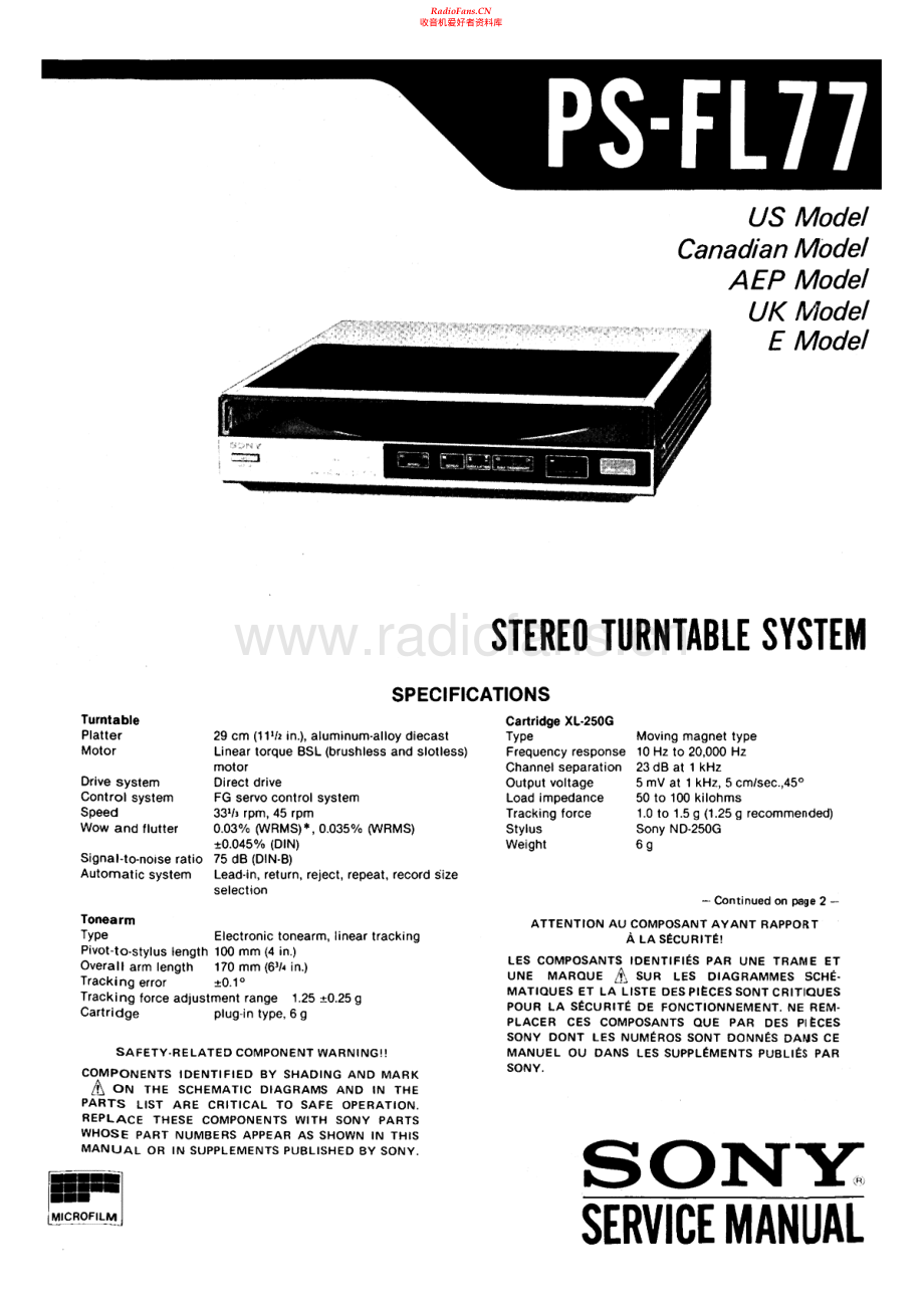Sony-PSFL77-tt-sm 维修电路原理图.pdf_第1页