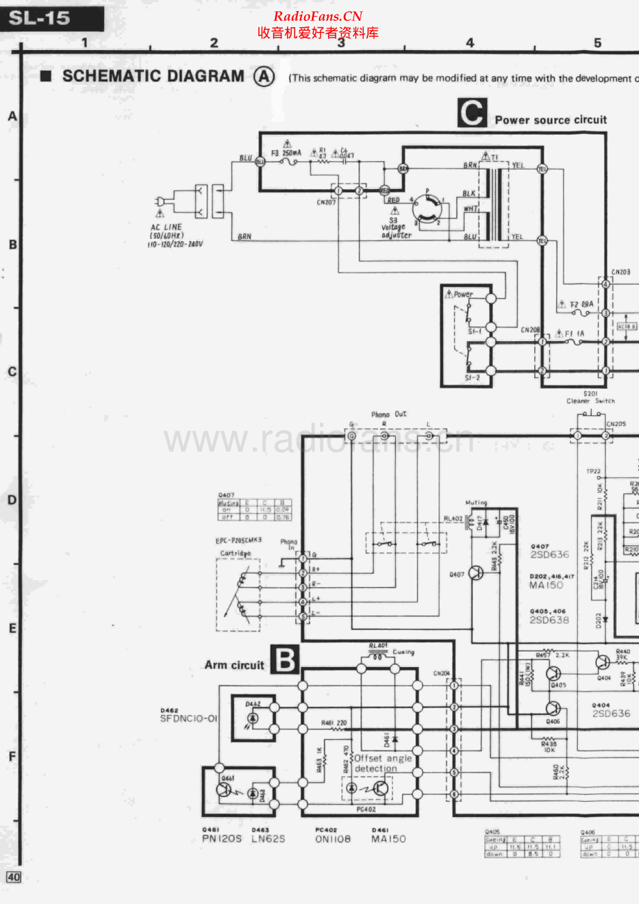 Technics-SL15-tt-sch 维修电路原理图.pdf_第1页