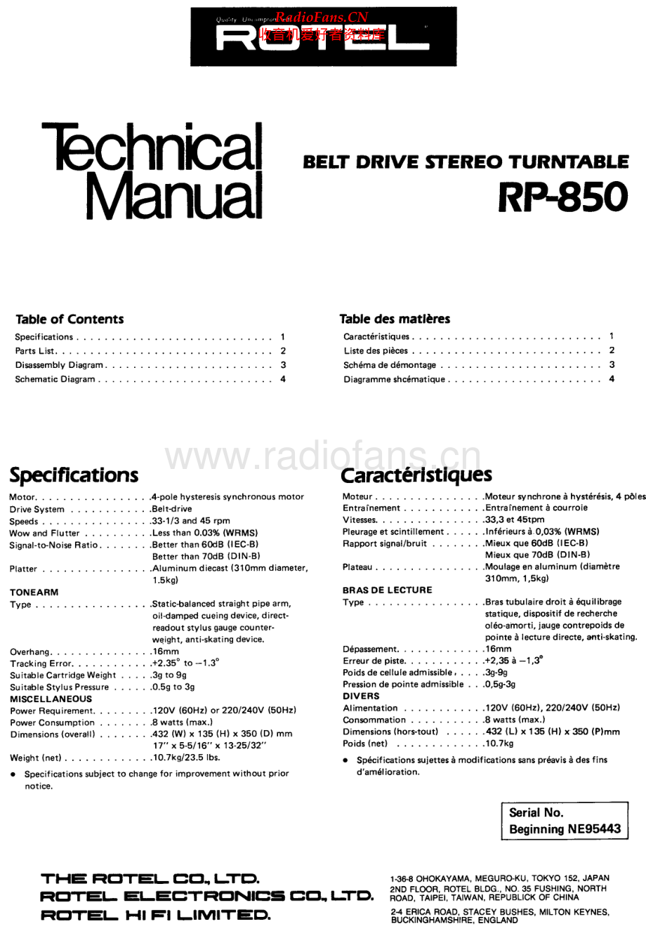 Rotel-RP850-tt-sm 维修电路原理图.pdf_第1页