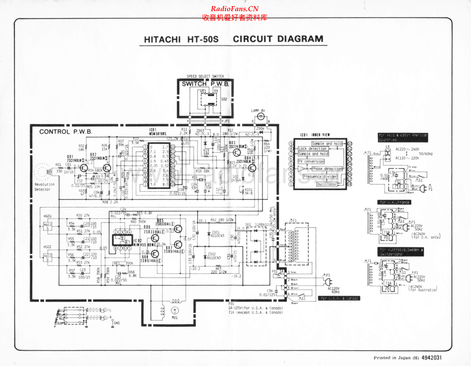 Hitachi-HT50S-tt-sch 维修电路原理图.pdf_第1页