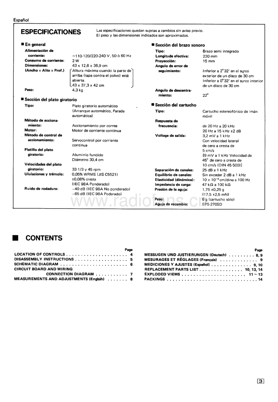 Technics-SLH304-tt-sm 维修电路原理图.pdf_第3页