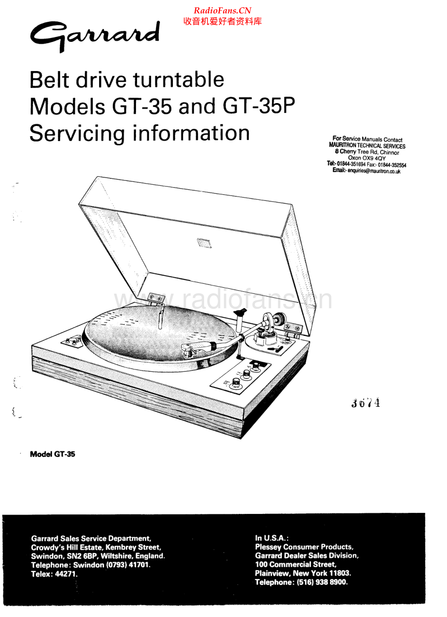 Garrard-GT35-tt-sm维修电路原理图.pdf_第1页