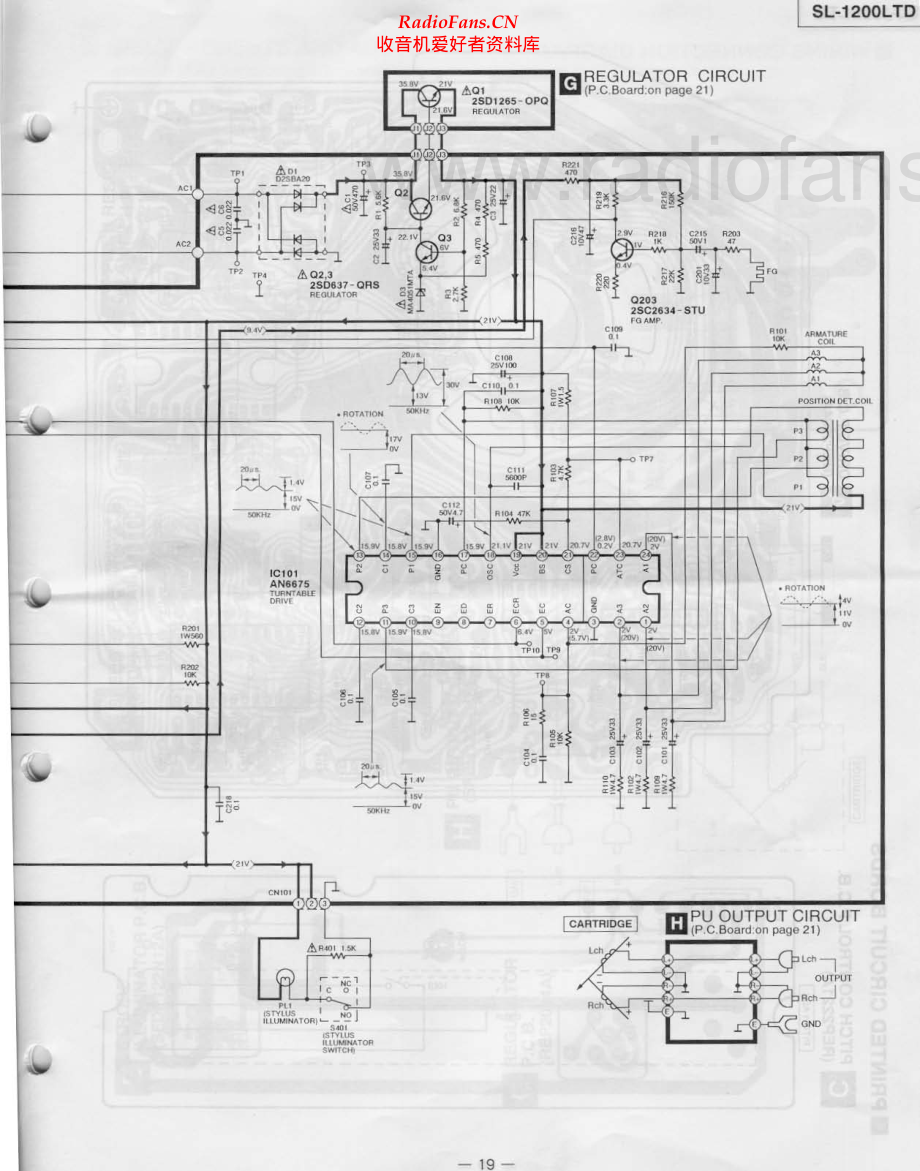 Technics-SL1200LTD-tt-sch 维修电路原理图.pdf_第2页