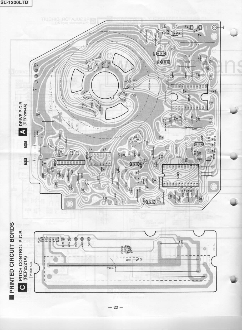 Technics-SL1200LTD-tt-sch 维修电路原理图.pdf_第3页