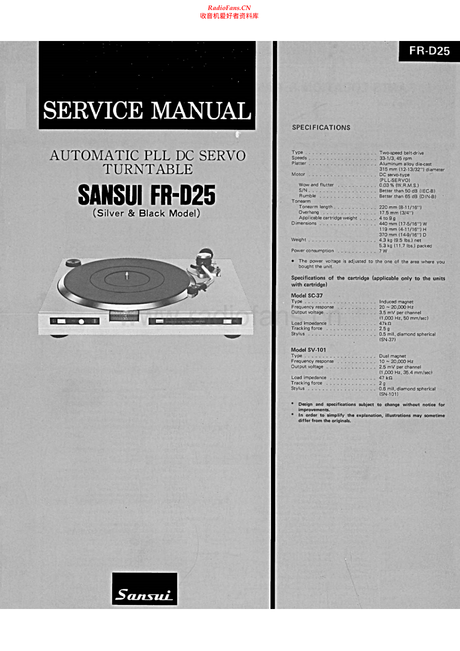 Sansui-FRD25-tt-sm 维修电路原理图.pdf_第1页