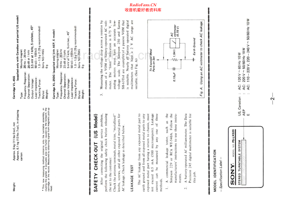 Sony-PSLX520-tt-sm 维修电路原理图.pdf_第2页