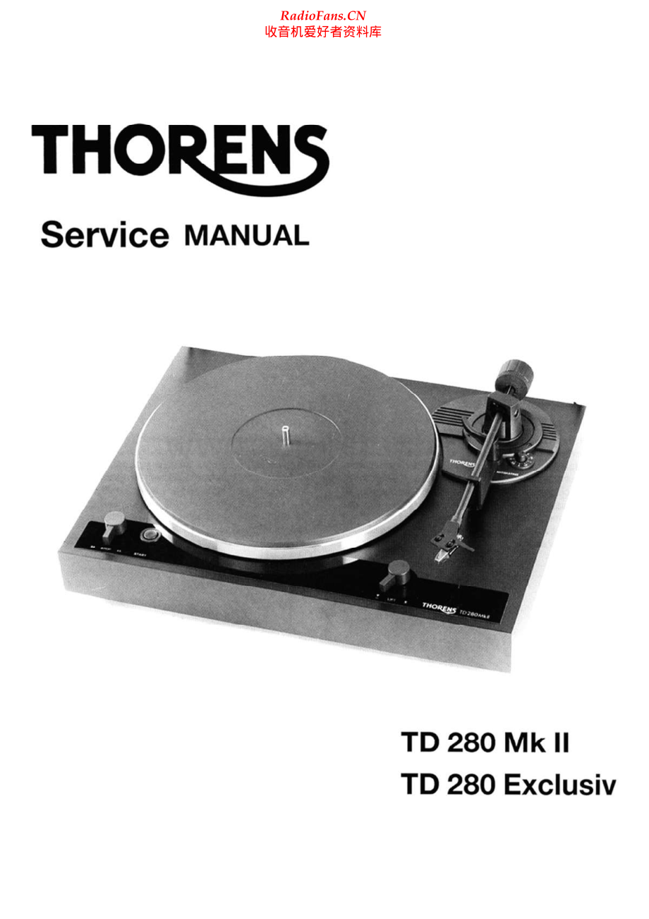 Thorens-TD280Exclusiv-tt-sm 维修电路原理图.pdf_第1页