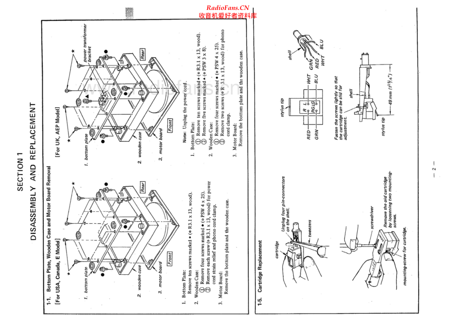 Sony-PS1350-tt-sm 维修电路原理图.pdf_第2页