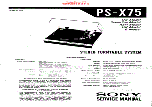 Sony-PSX75-tt-sm 维修电路原理图.pdf