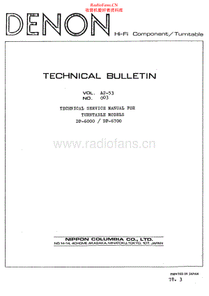 Denon-DP6700-tt-tb维修电路原理图.pdf