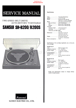 Sansui-SRB200-tt-sm 维修电路原理图.pdf