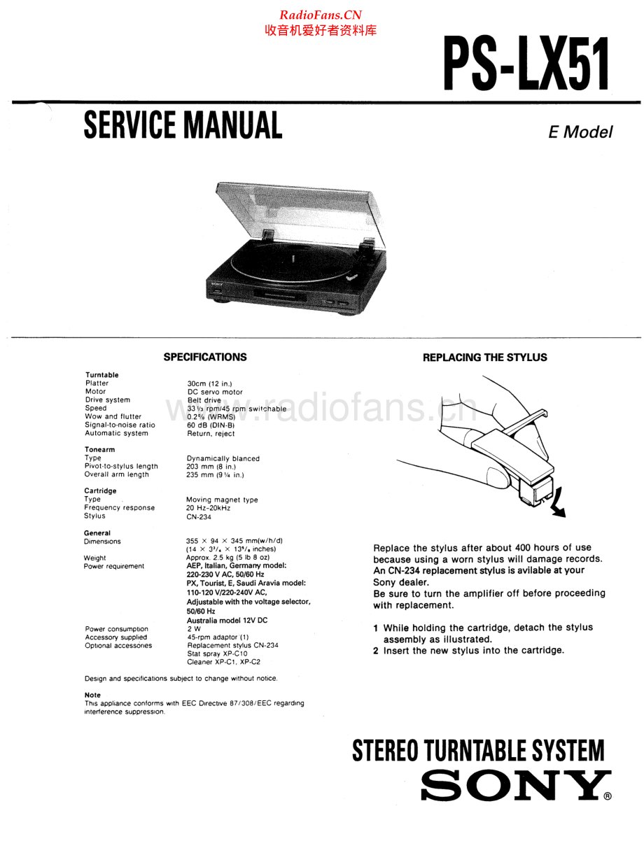 Sony-PSLX51-tt-sm 维修电路原理图.pdf_第1页